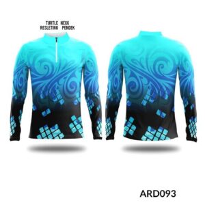 JERSEY ETNIK PROJECT ONE APPAREL ARD093 TURTLE NECK ZIP PENDEK LENGAN PANJANG