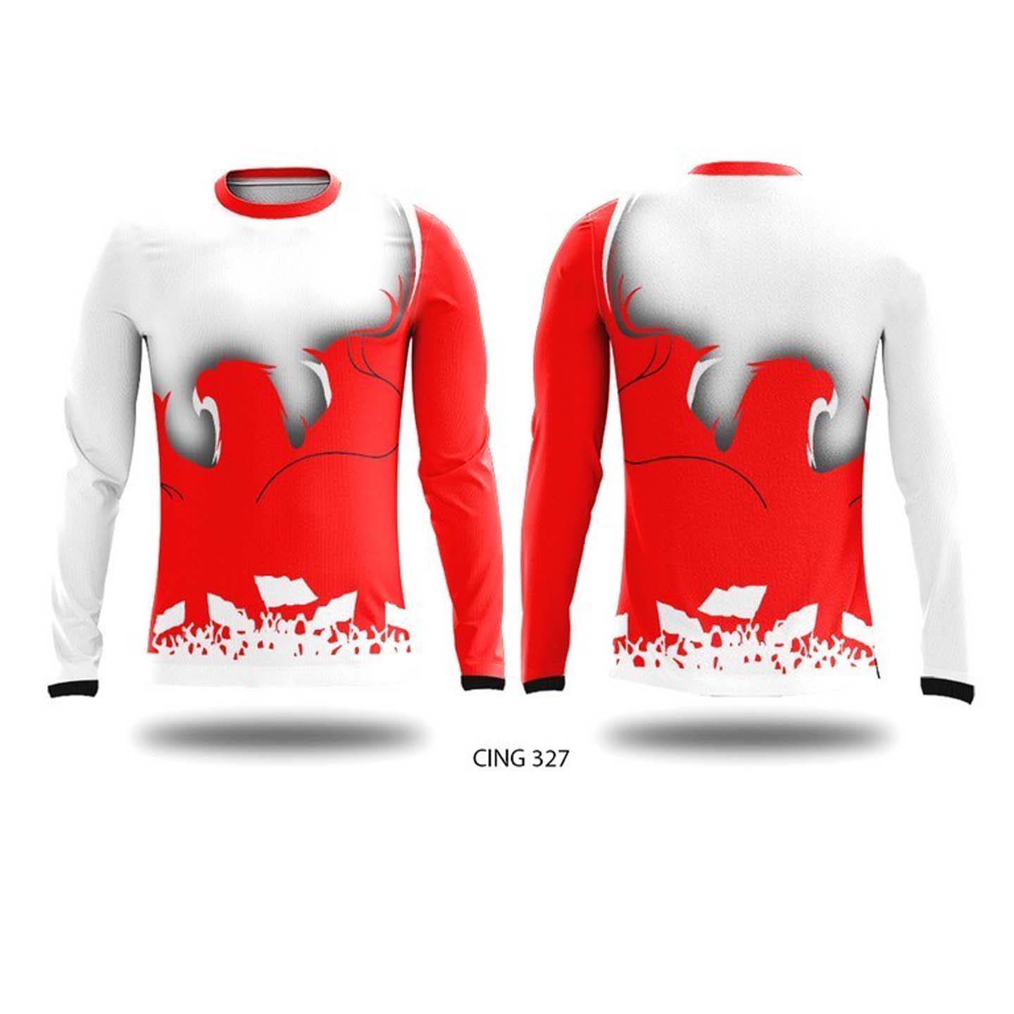 JERSEY HUT RI MERAH PUTIH LENGAN PANJANG PROJECT ONE APPAREL CING 327